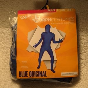 Men's Blue man full body costume size Large